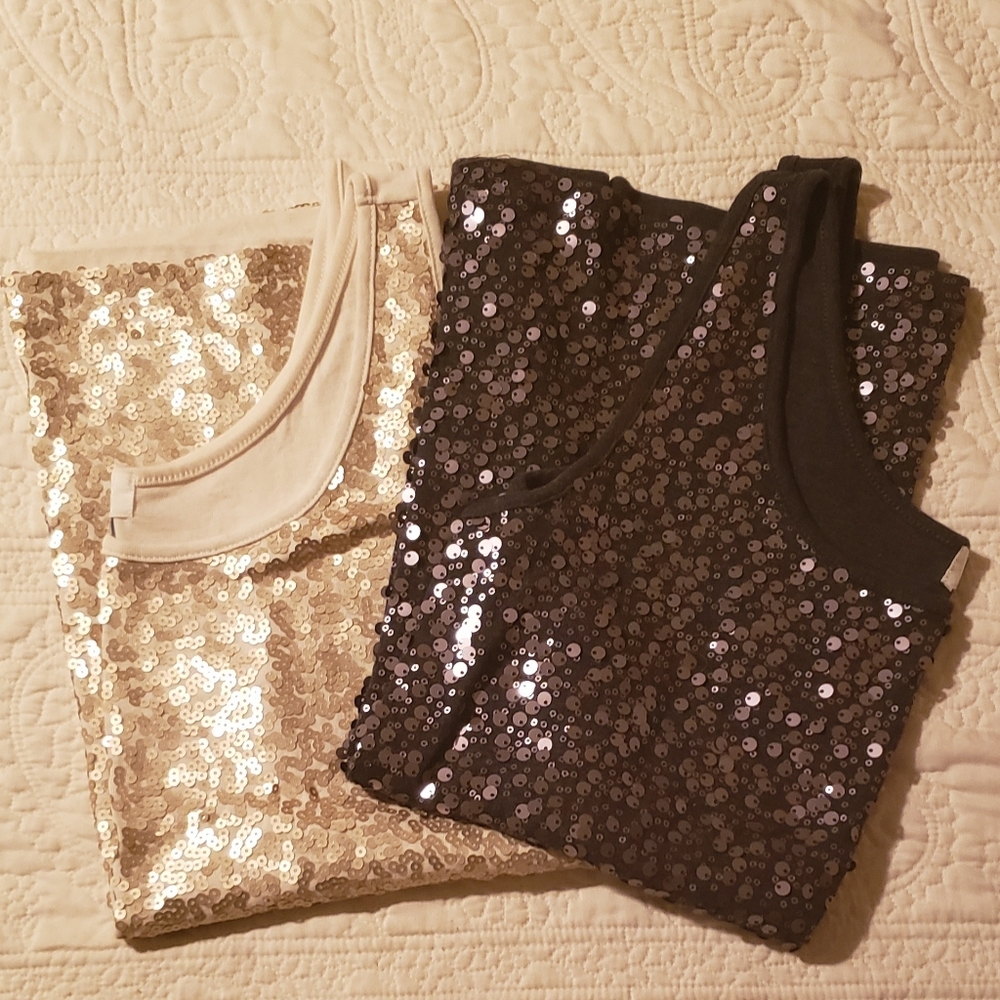 Old Navy Sequence Cottom Tanks